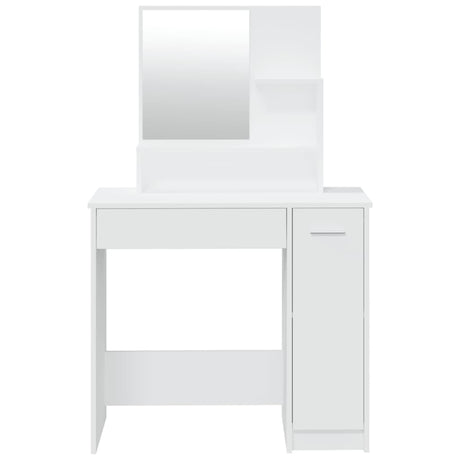 Dressing Table With Mirror 86.5X35X136 Cm