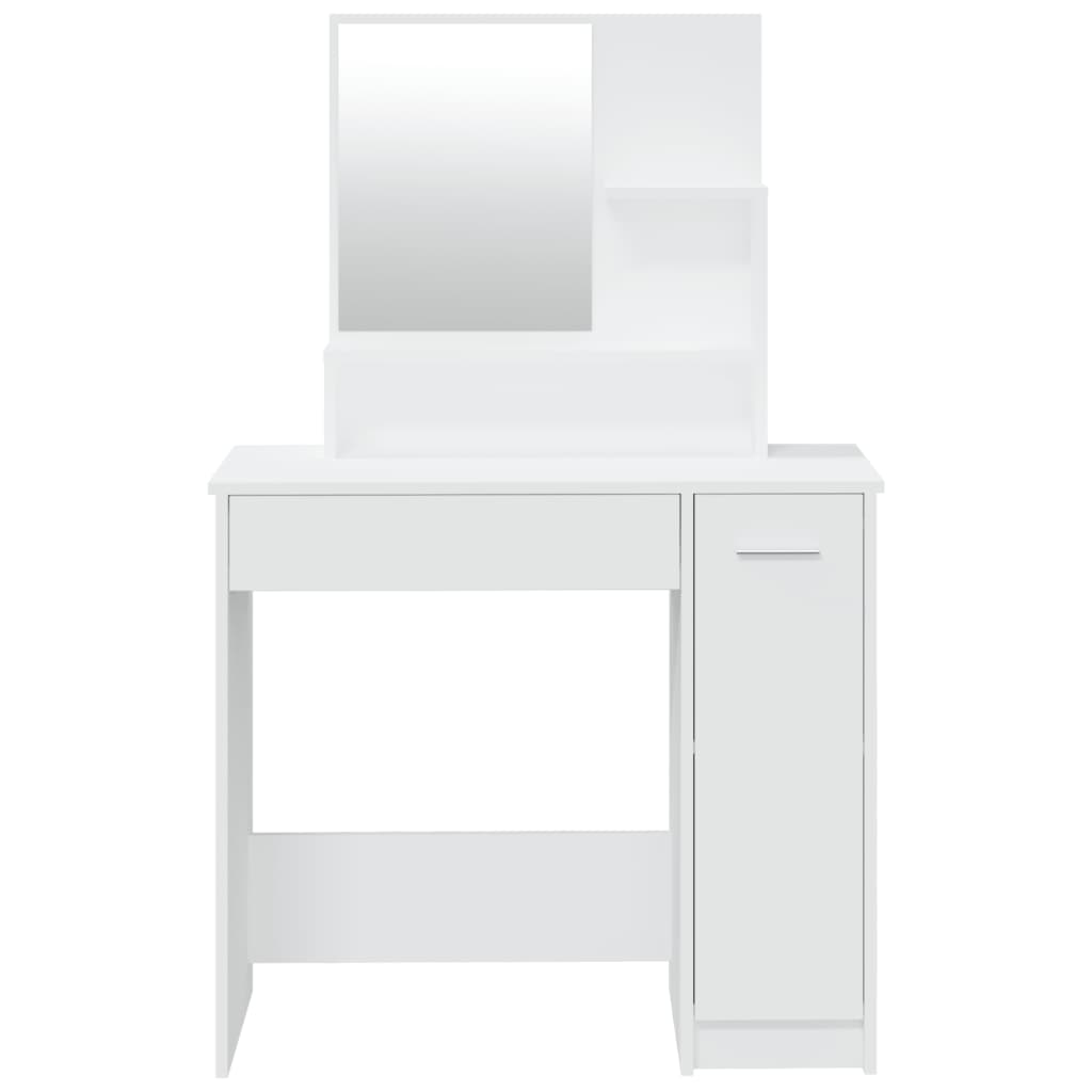 Dressing Table With Mirror 86.5X35X136 Cm