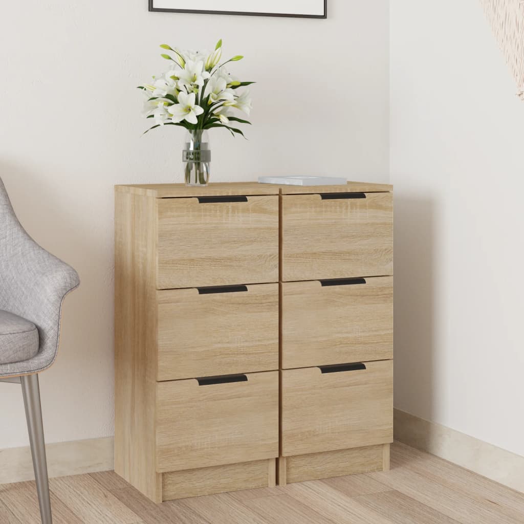 Sideboard 30X30X70 Cm Engineered Wood