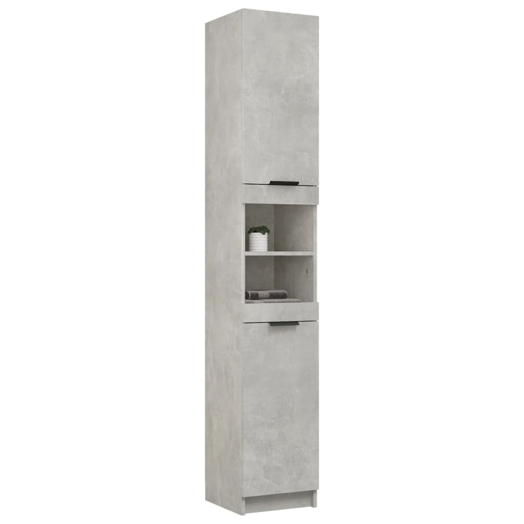 Bathroom Cabinet 32X34X188.5 Cm Engineered Wood
