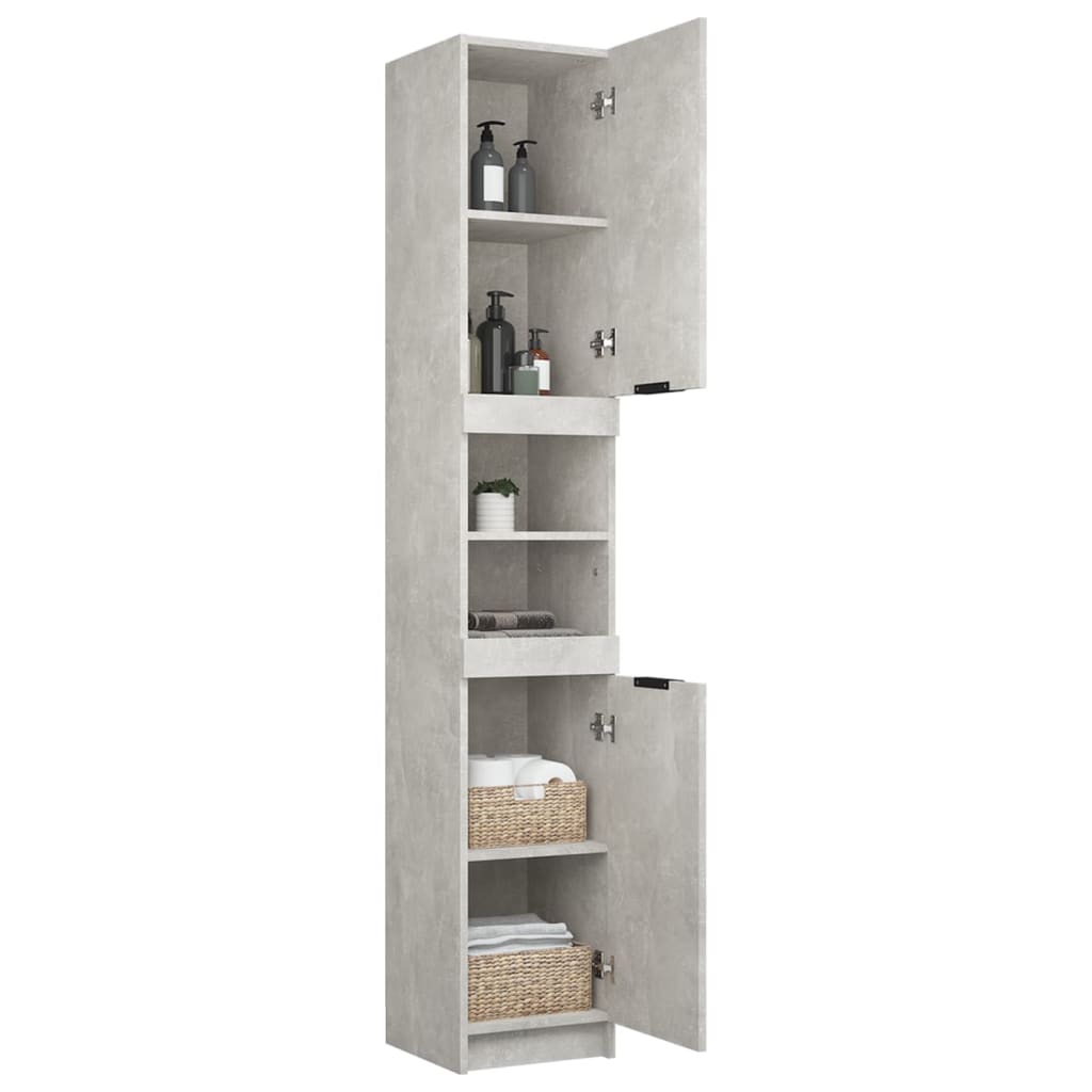 Bathroom Cabinet 32X34X188.5 Cm Engineered Wood