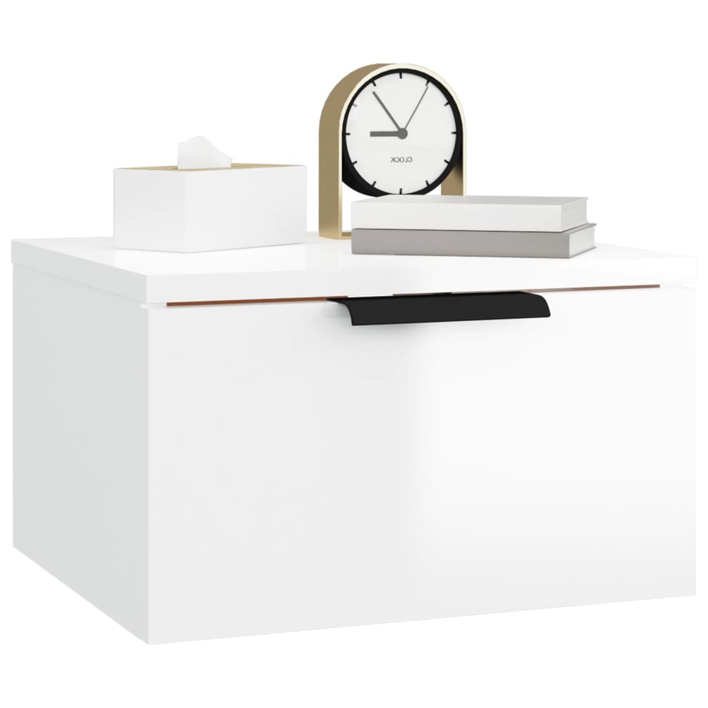 Wall-Mounted Bedside Cabinet 34X30X20 Cm