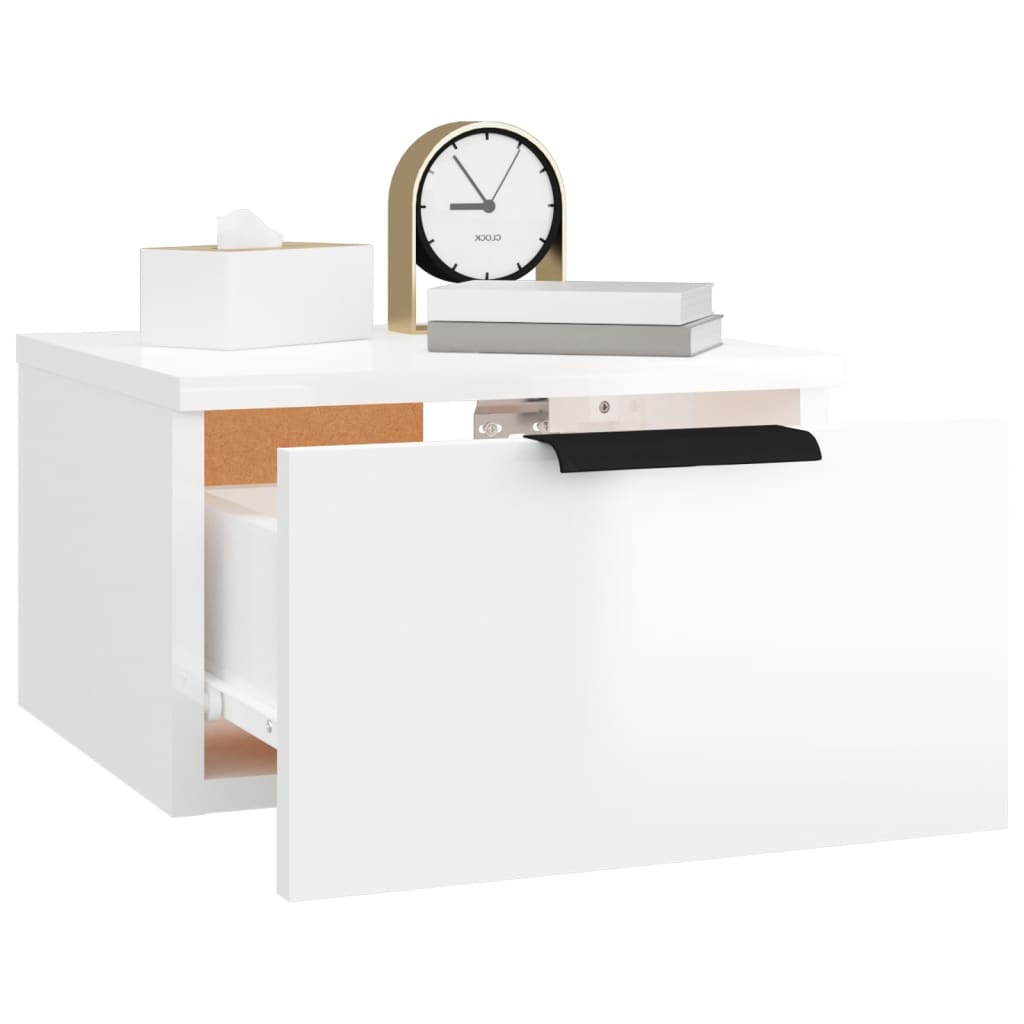 Wall-Mounted Bedside Cabinet 34X30X20 Cm