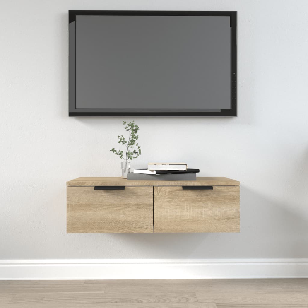 Wall Cabinet Sonoma Oak 68X30X20 Cm Engineered Wood