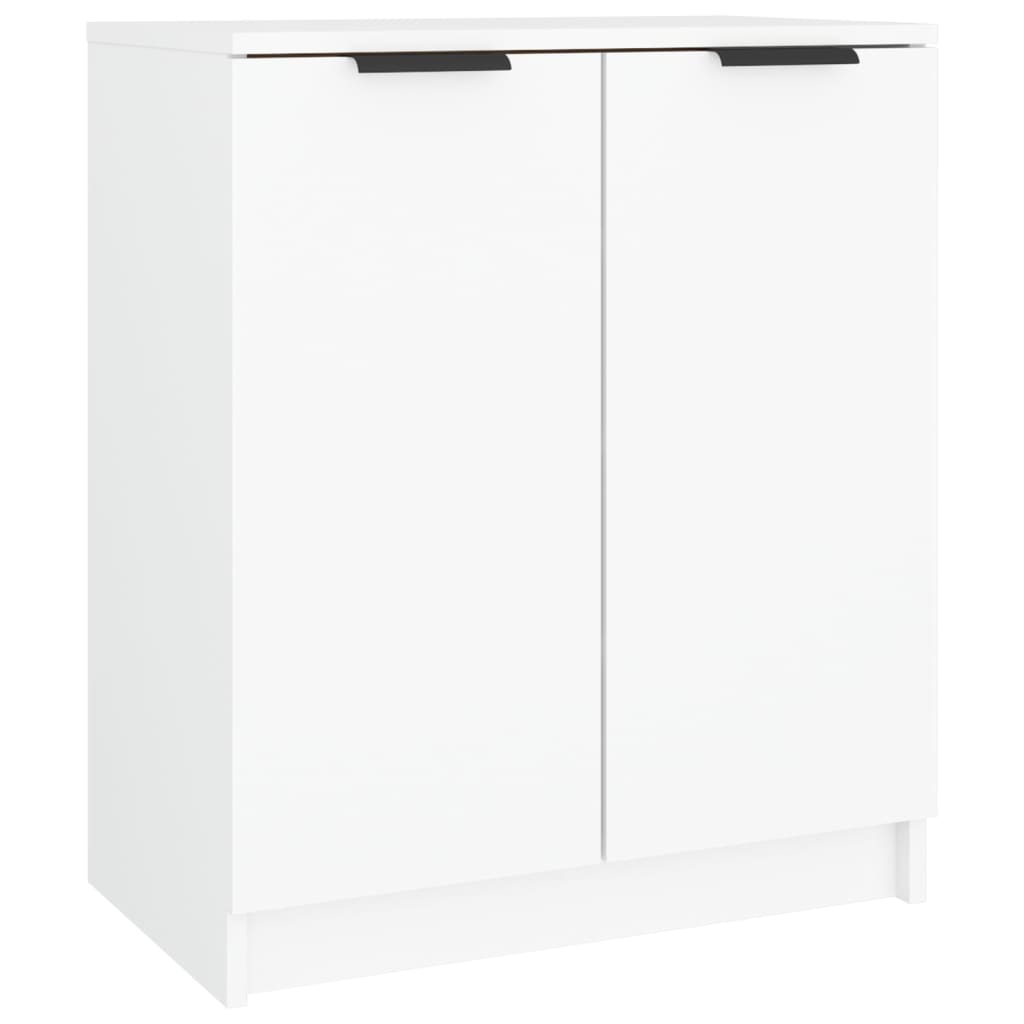 Shoe Cabinet White 59X35X70 Cm Engineered Wood