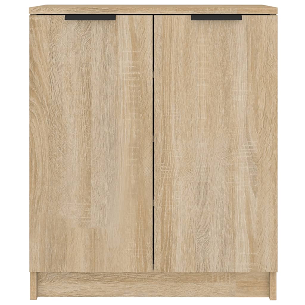 Shoe Cabinet Sonoma Oak 59X35X70 Cm Engineered Wood