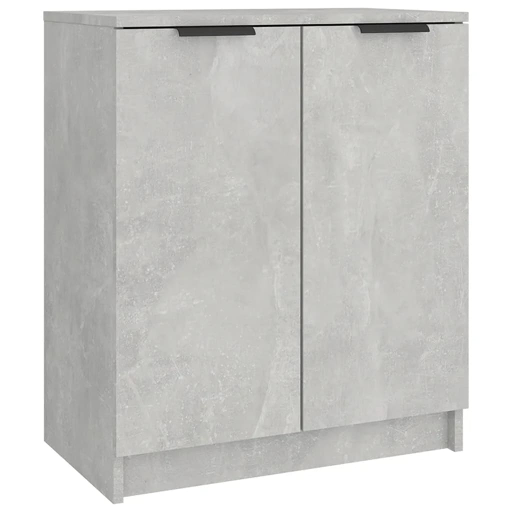 Shoe Cabinet Concrete Grey 59X35X70 Cm Engineered Wood
