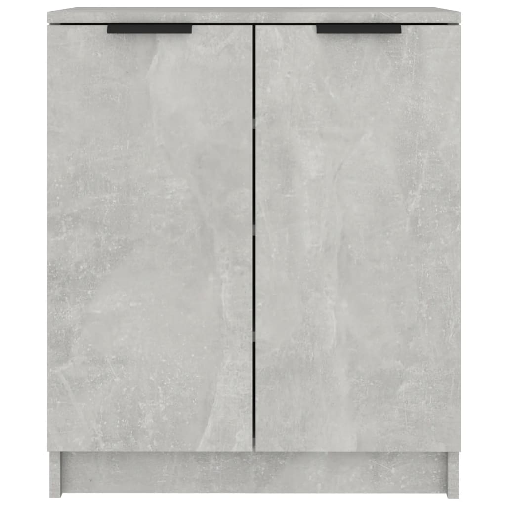 Shoe Cabinet Concrete Grey 59X35X70 Cm Engineered Wood