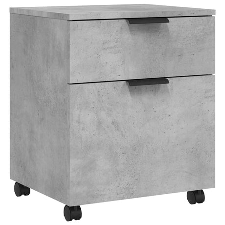 Mobile File Cabinet With Wheels 45X38X54 Cm Engineered Wood