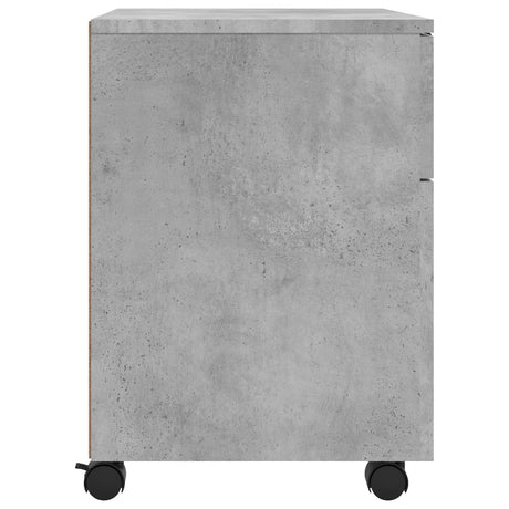 Mobile File Cabinet With Wheels 45X38X54 Cm Engineered Wood