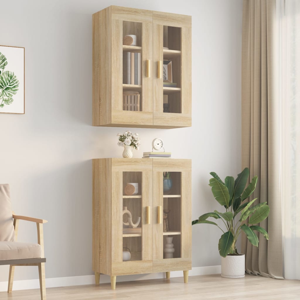 Hanging Wall Cabinet 69.5X34X90 Cm