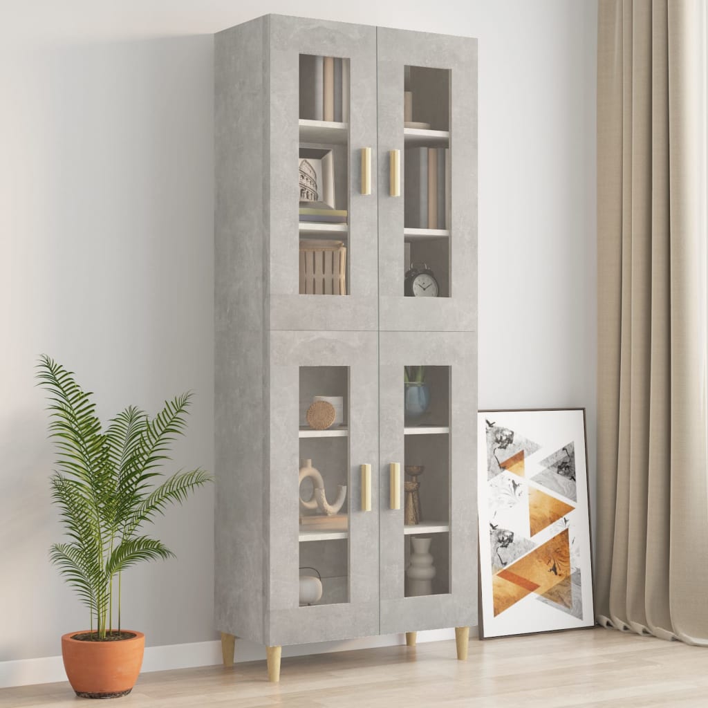 Hanging Wall Cabinet 69.5X34X90 Cm