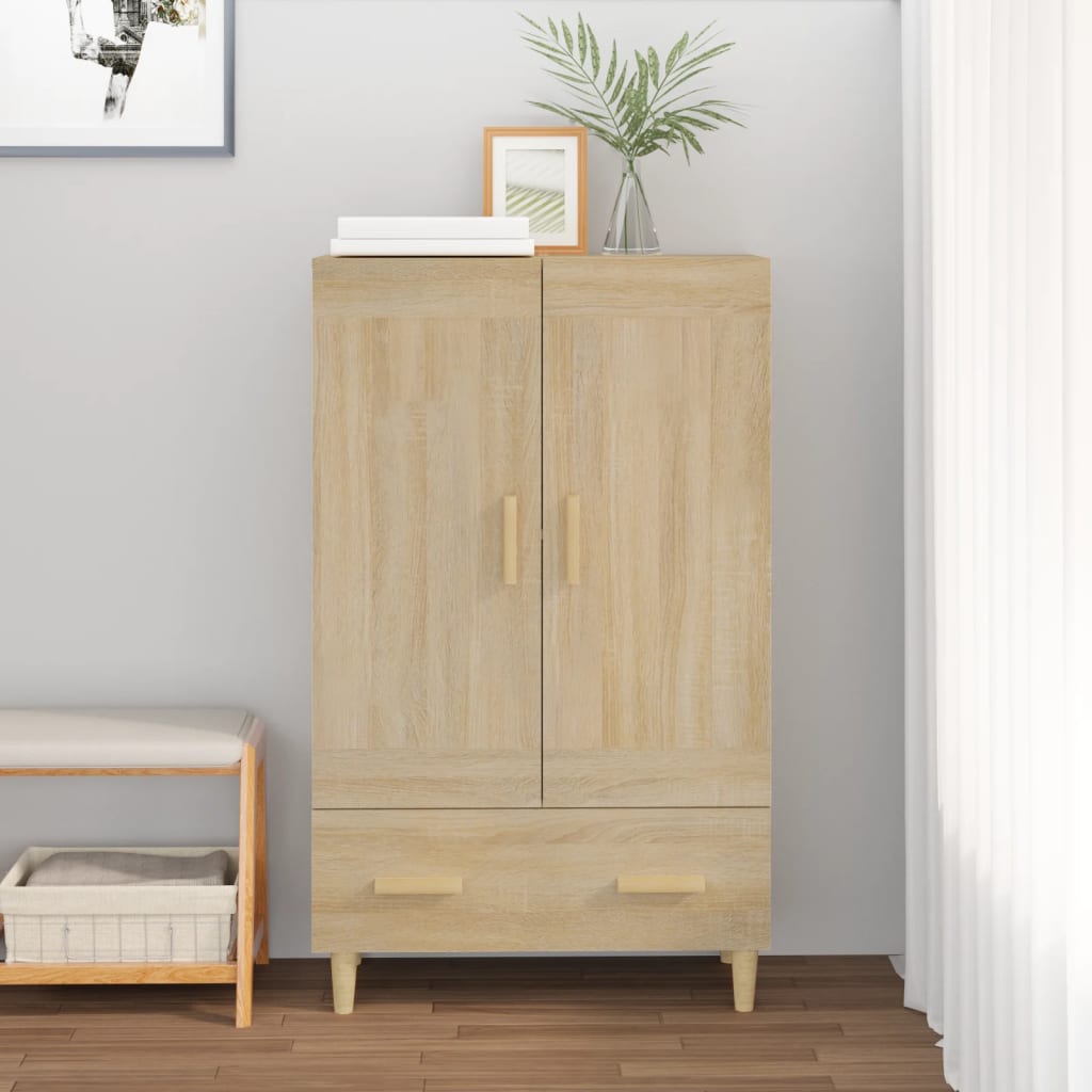 Highboard 70X31X115 Cm Engineered Wood