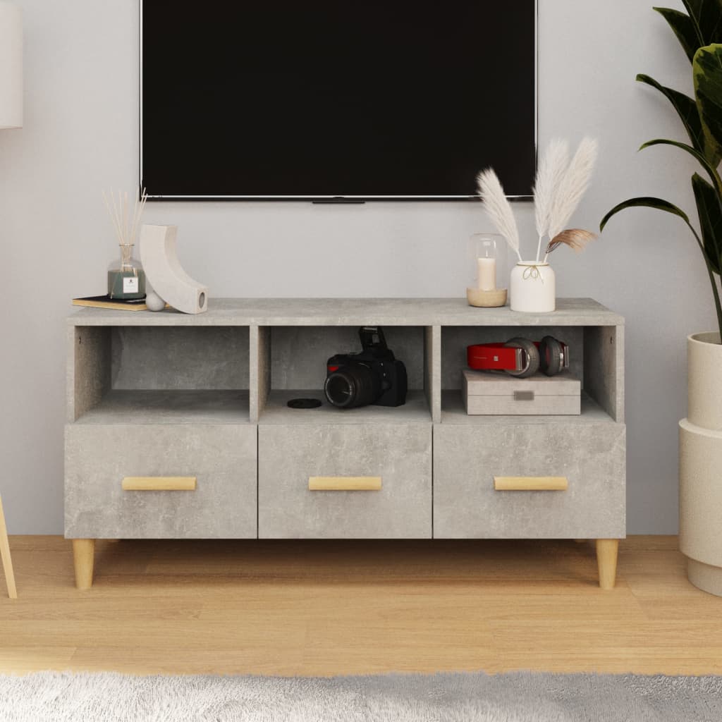 Tv Cabinet 102X36X50 Cm Engineered Wood