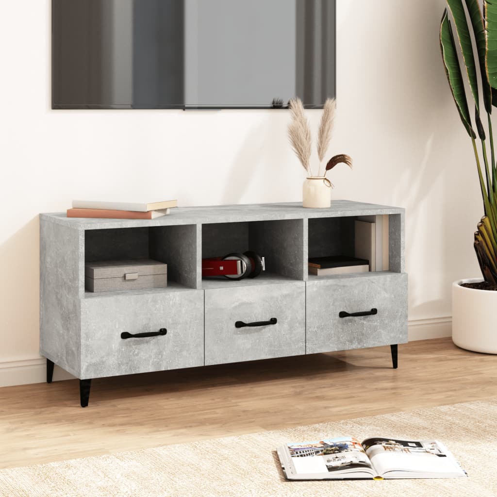 Tv Cabinet 102X35X50 Cm Engineered Wood