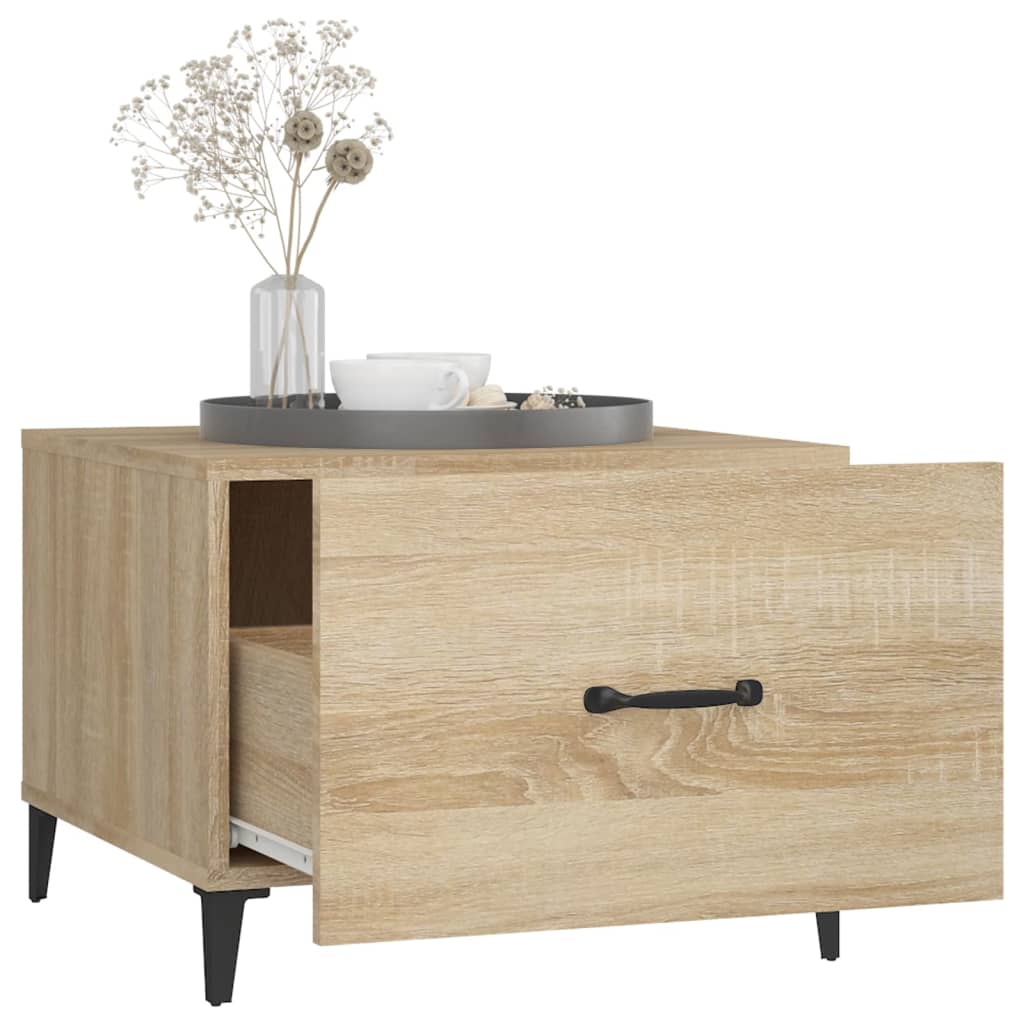 Coffee Table With Metal Legs 50X50X40 Cm