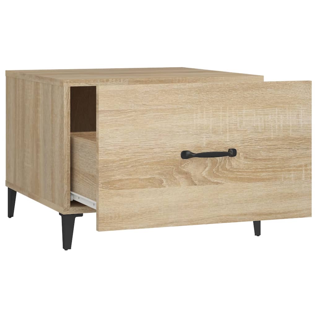 Coffee Table With Metal Legs 50X50X40 Cm