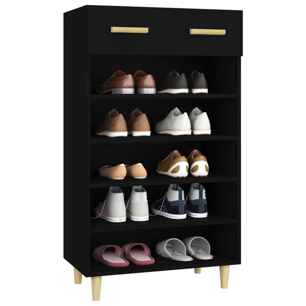 Shoe Cabinet 60X35X105 Cm Engineered Wood