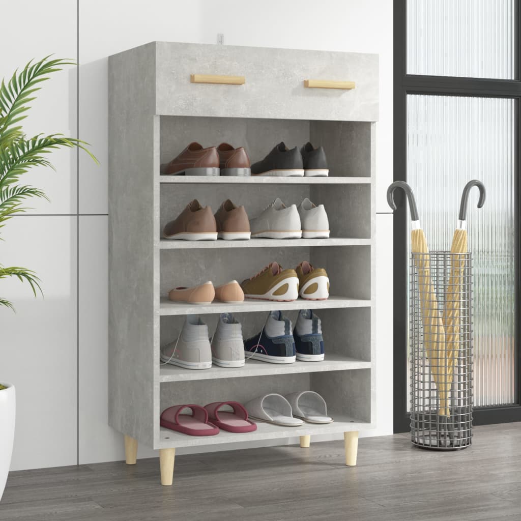 Shoe Cabinet 60X35X105 Cm Engineered Wood