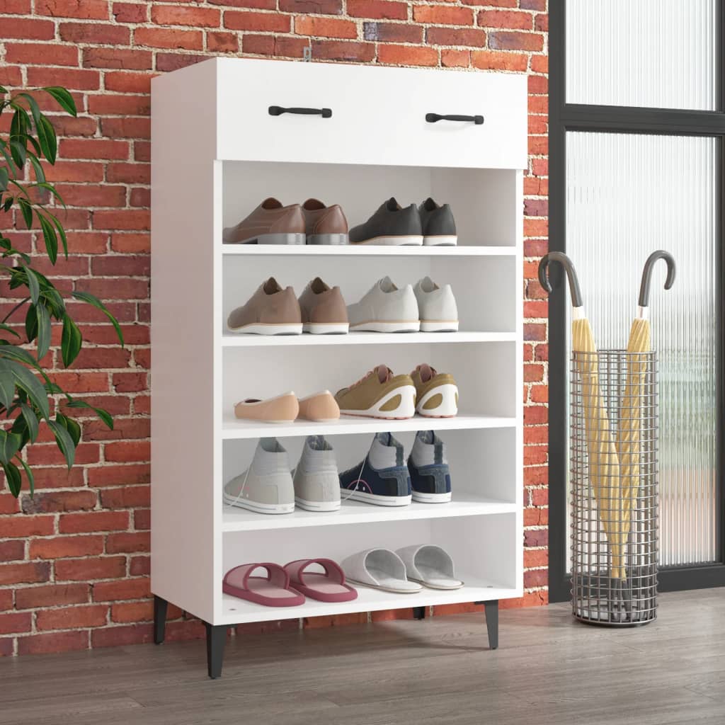 Shoe Cabinet 60X35X105 Cm Engineered Wood