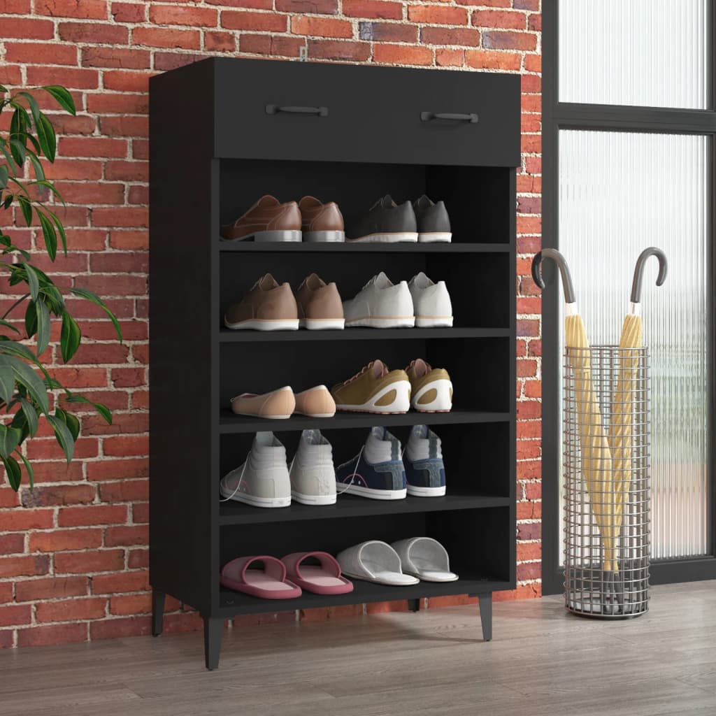 Shoe Cabinet 60X35X105 Cm Engineered Wood