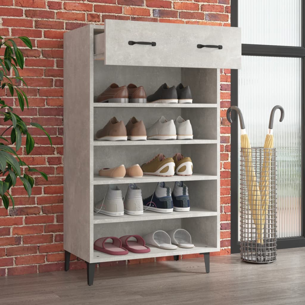 Shoe Cabinet 60X35X105 Cm Engineered Wood