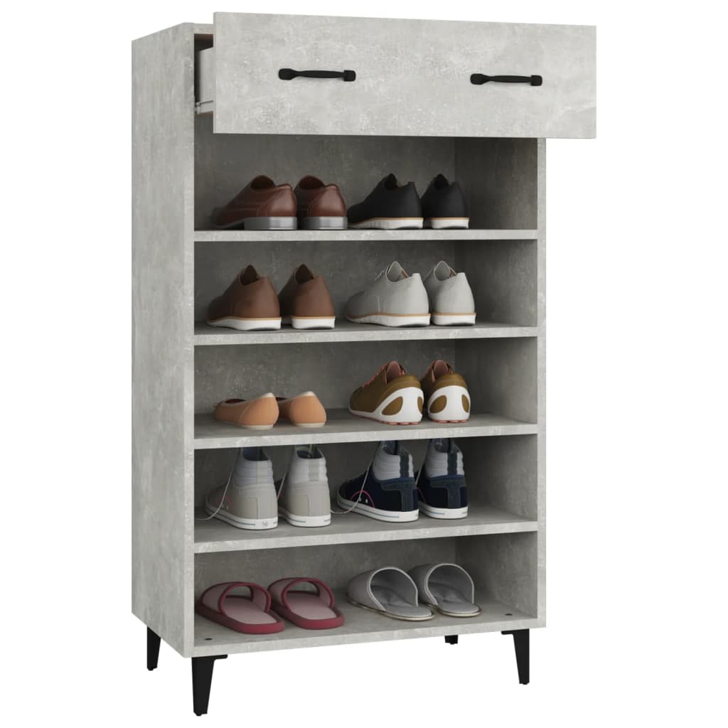 Shoe Cabinet 60X35X105 Cm Engineered Wood