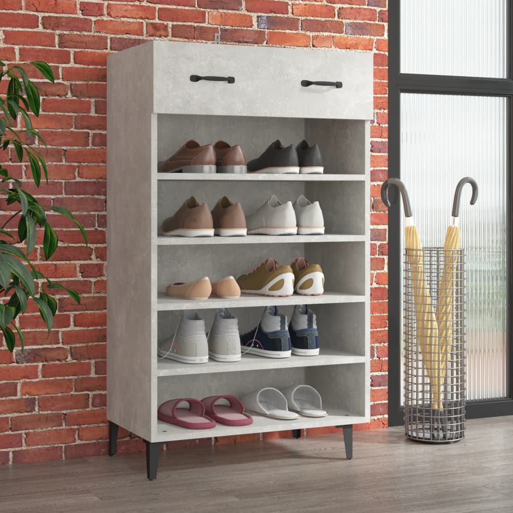 Shoe Cabinet 60X35X105 Cm Engineered Wood