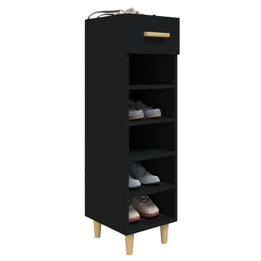 Shoe Cabinet 30X35X105 Cm Engineered Wood