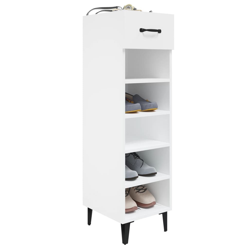 Shoe Cabinet 30X35X105 Cm Engineered Wood