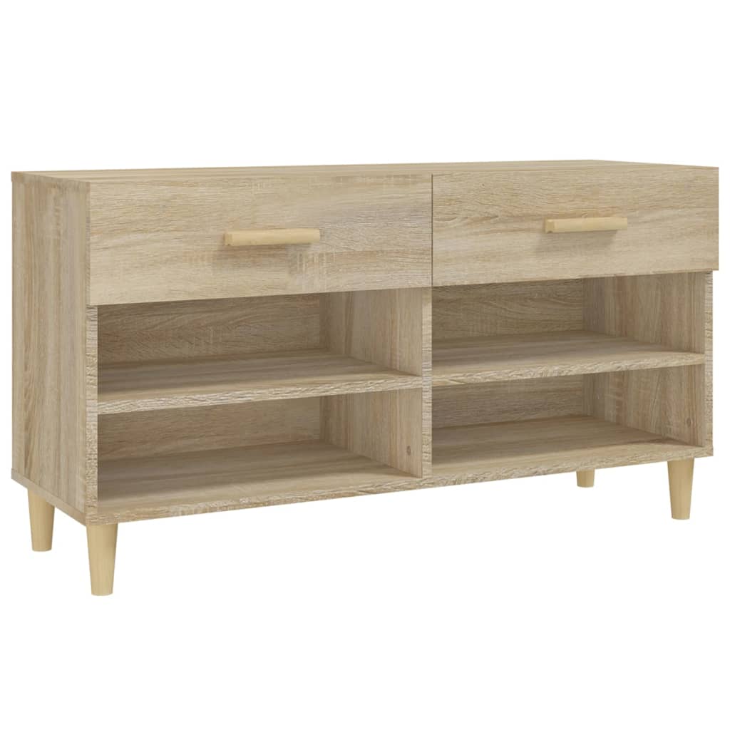 Shoe Cabinet 102X35X55 Cm Engineered Wood