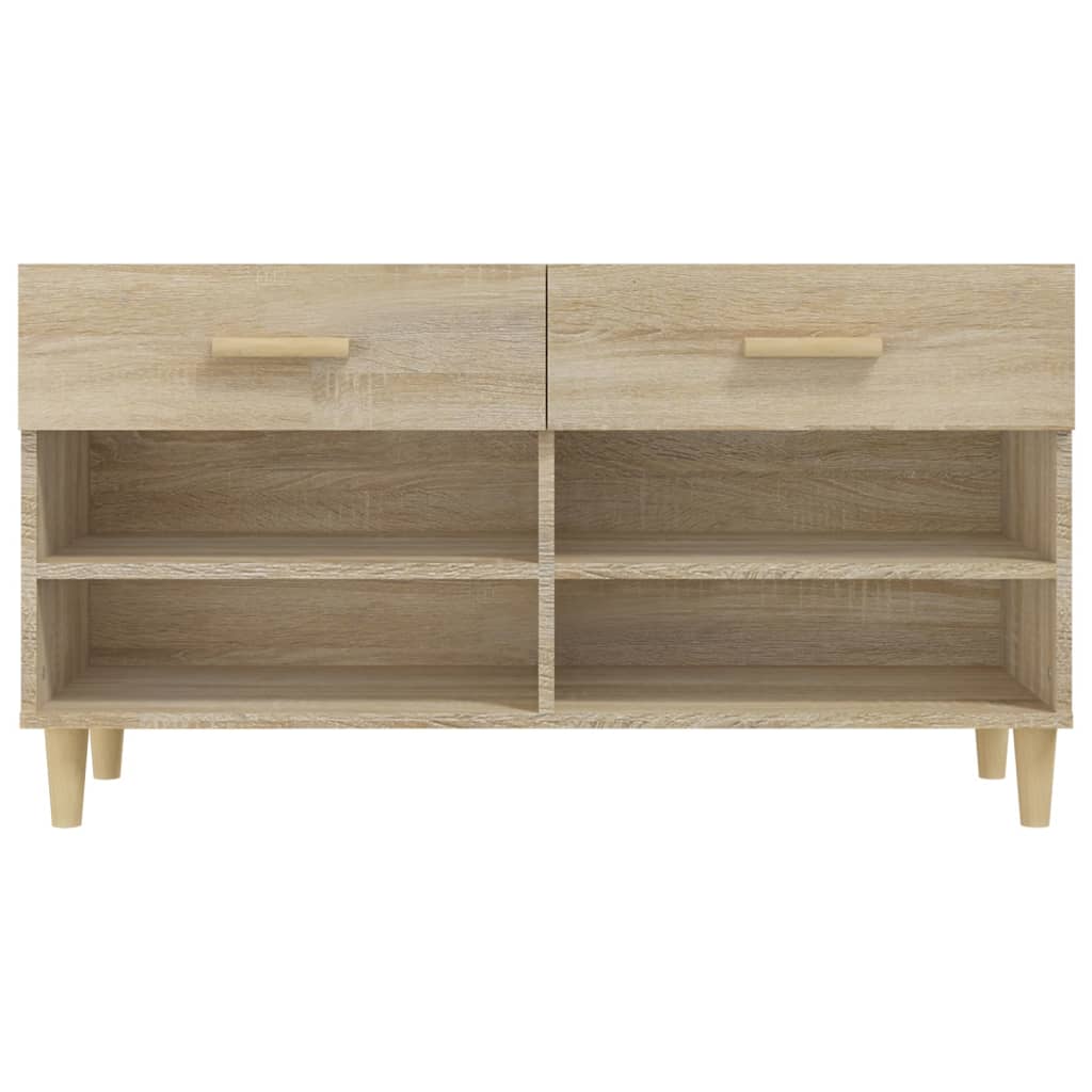 Shoe Cabinet 102X35X55 Cm Engineered Wood