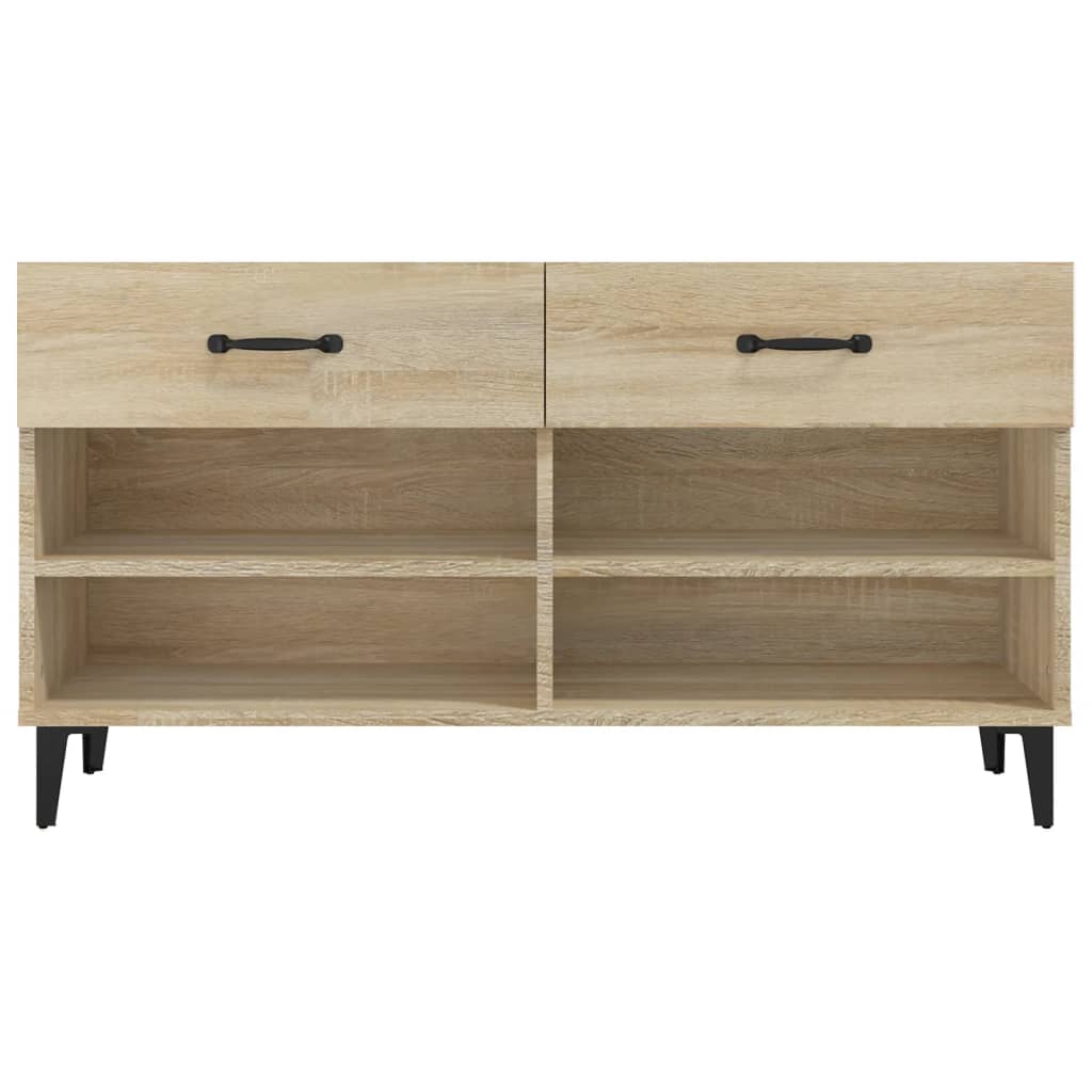 Shoe Cabinet 102X35X55 Cm Engineered Wood
