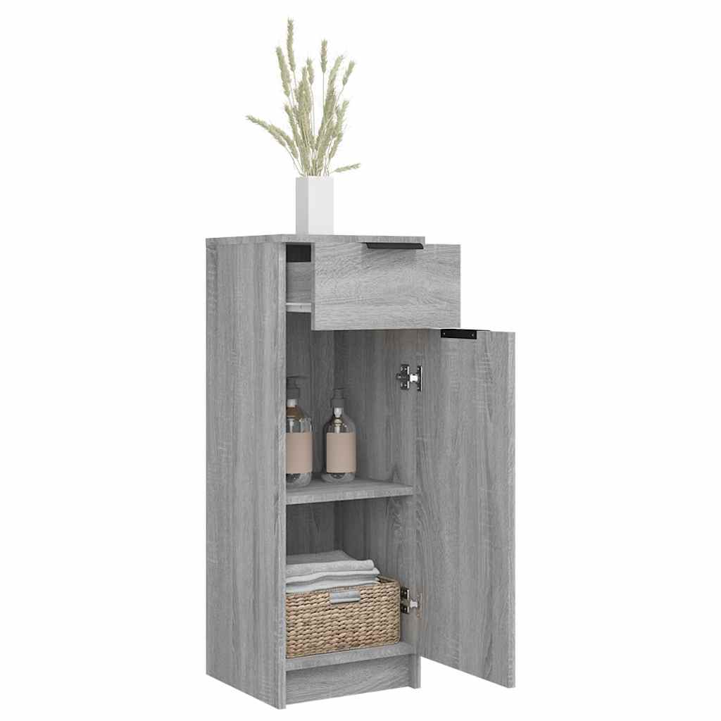 Bathroom Cabinet 32X34X90 Cm Engineered Wood