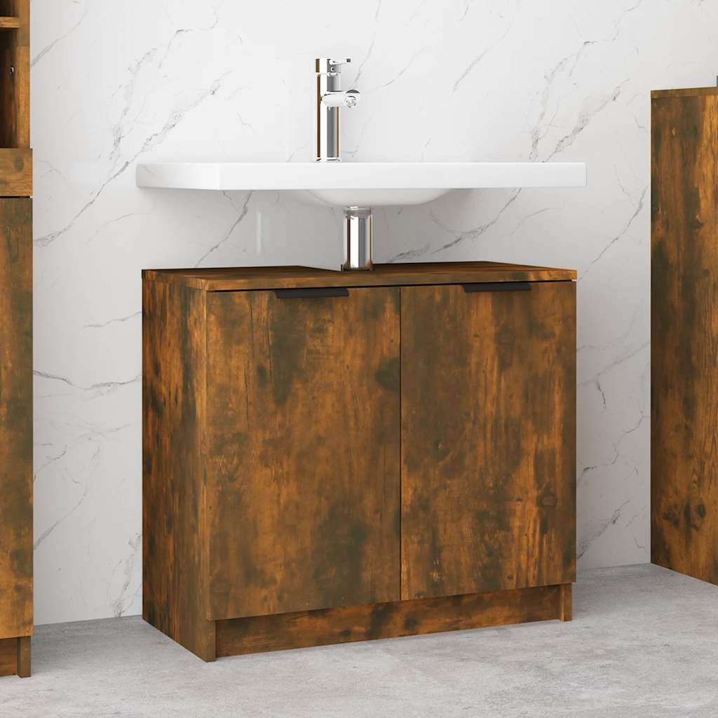 Bathroom Cabinet 64.5X33.5X59 Cm Engineered Wood