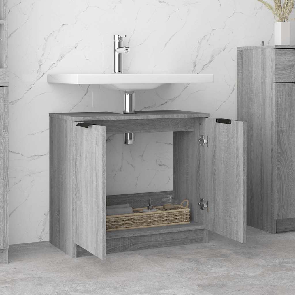 Bathroom Cabinet 64.5X33.5X59 Cm Engineered Wood