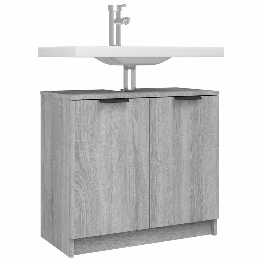 Bathroom Cabinet 64.5X33.5X59 Cm Engineered Wood