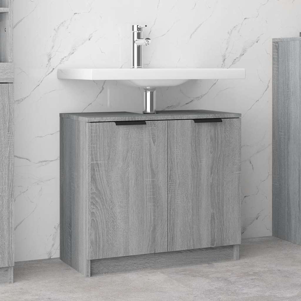 Bathroom Cabinet 64.5X33.5X59 Cm Engineered Wood