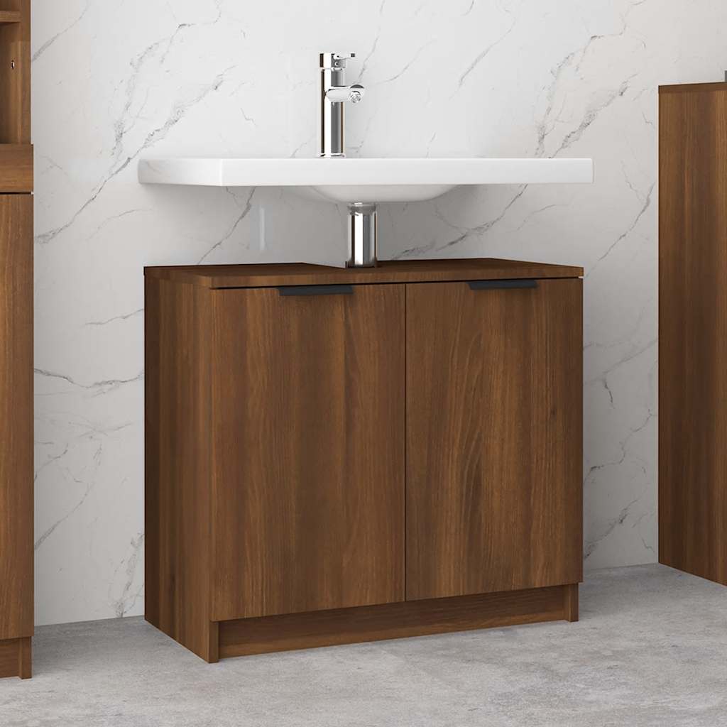 Bathroom Cabinet 64.5X33.5X59 Cm Engineered Wood