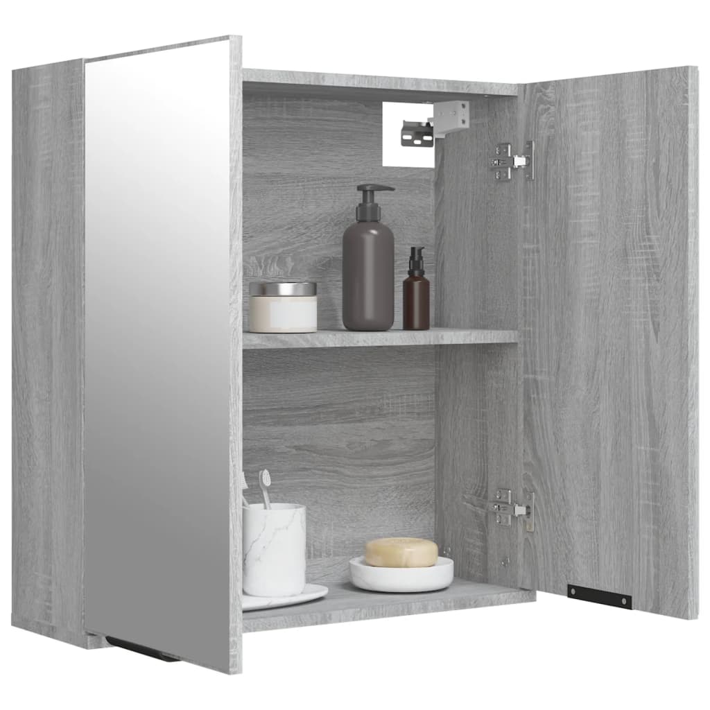 Bathroom Mirror Cabinet 64X20X67 Cm