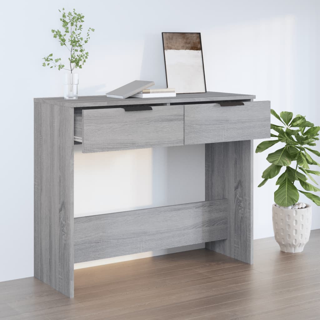 Console Table 90X36X75 Cm Engineered Wood