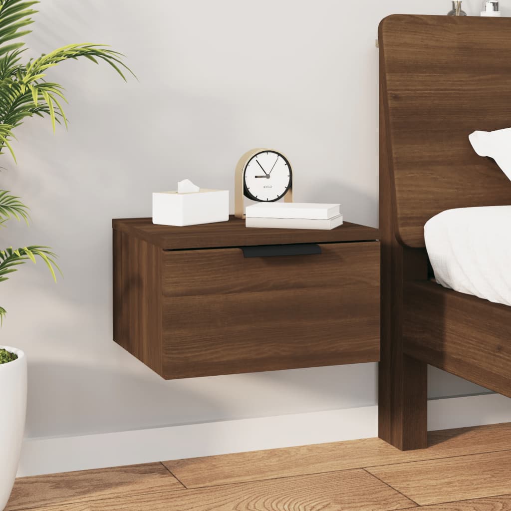 Wall-Mounted Bedside Cabinets 2 Pcs 34X30X20 Cm