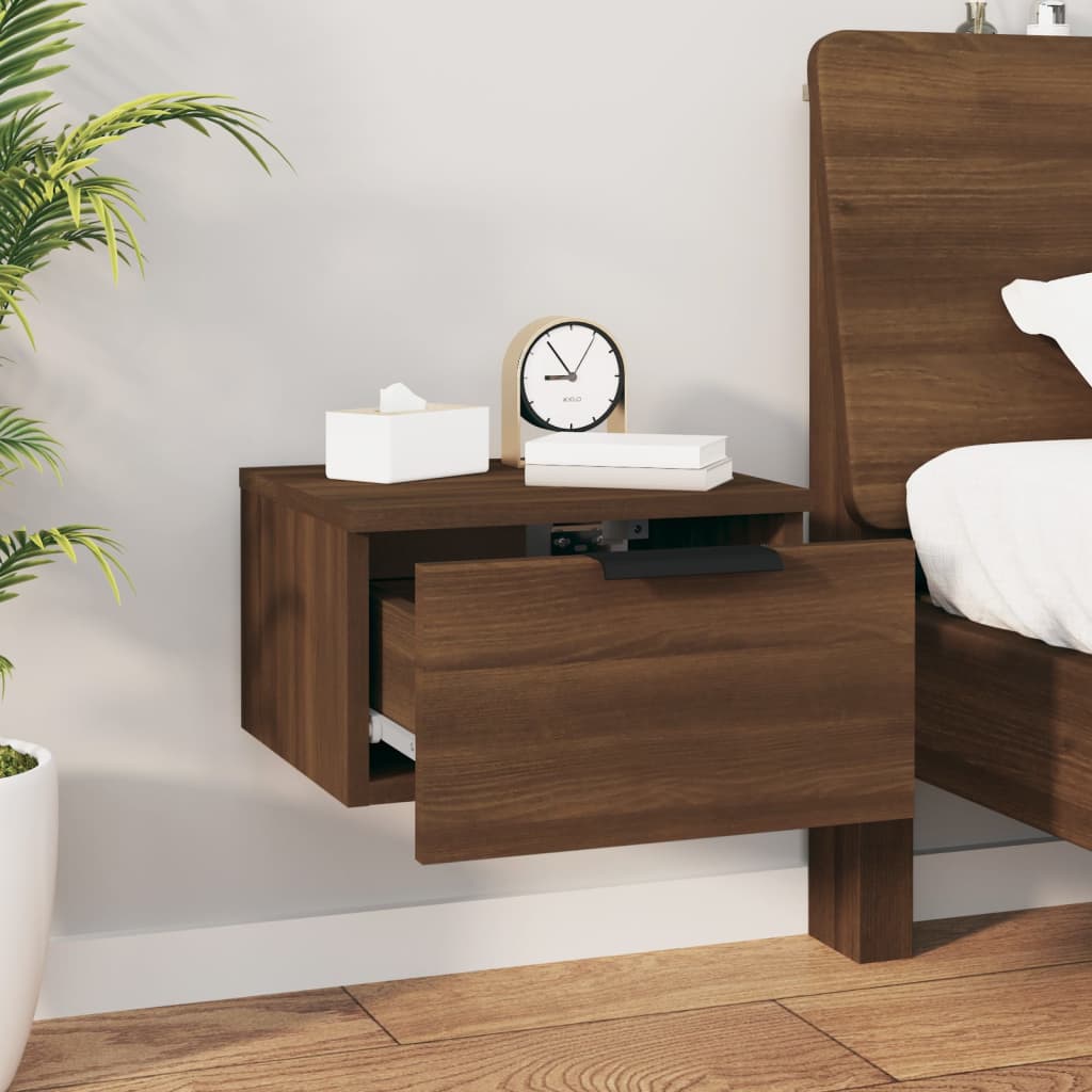 Wall-Mounted Bedside Cabinets 2 Pcs 34X30X20 Cm