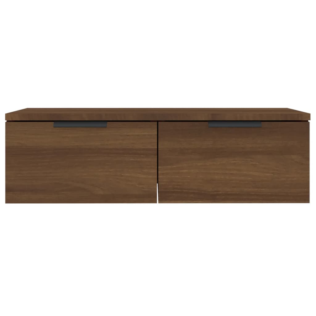 Wall Cabinet Brown Oak 68X30X20 Cm Engineered Wood