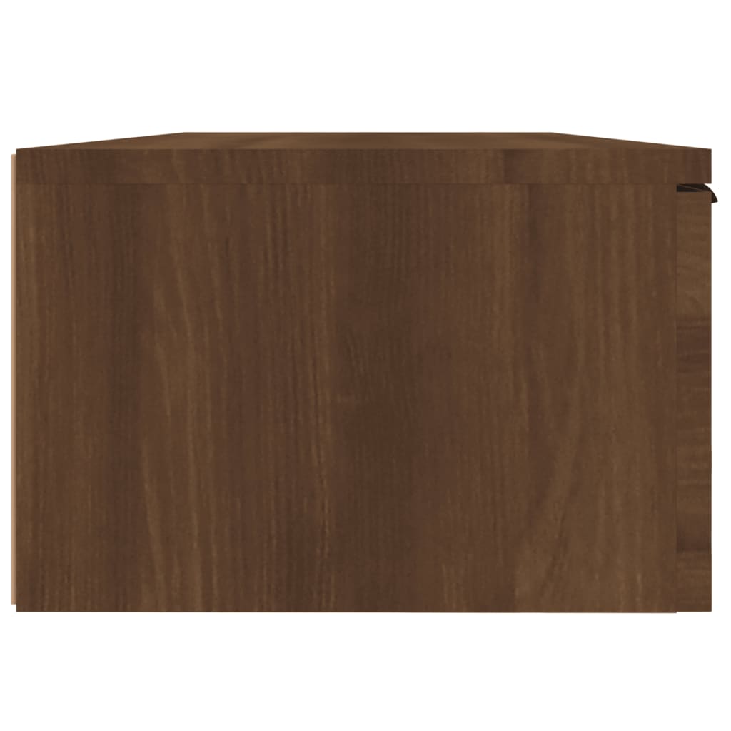 Wall Cabinet Brown Oak 68X30X20 Cm Engineered Wood