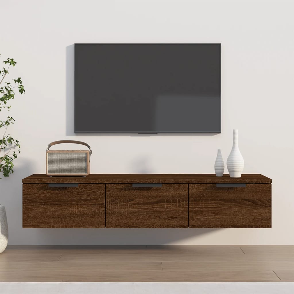 Wall Cabinet 102X30X20 Cm Engineered Wood