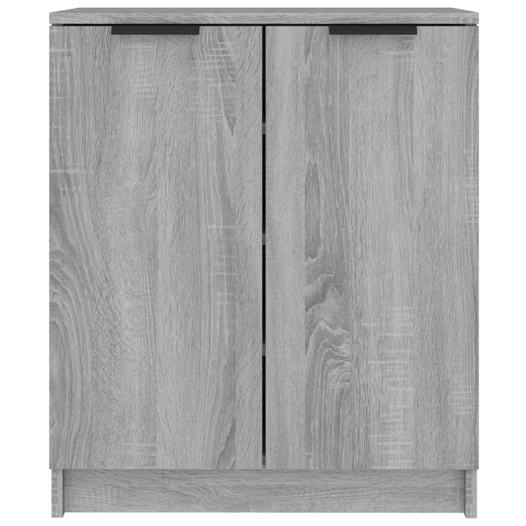 Shoe Cabinet Grey Sonoma 59X35X70 Cm Engineered Wood