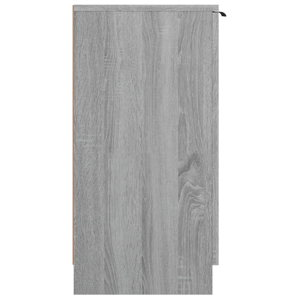 Shoe Cabinet Grey Sonoma 59X35X70 Cm Engineered Wood