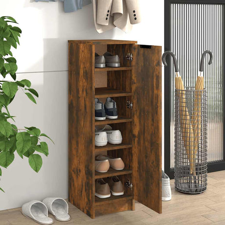 Shoe Cabinet 30X35X100 Cm Engineered Wood