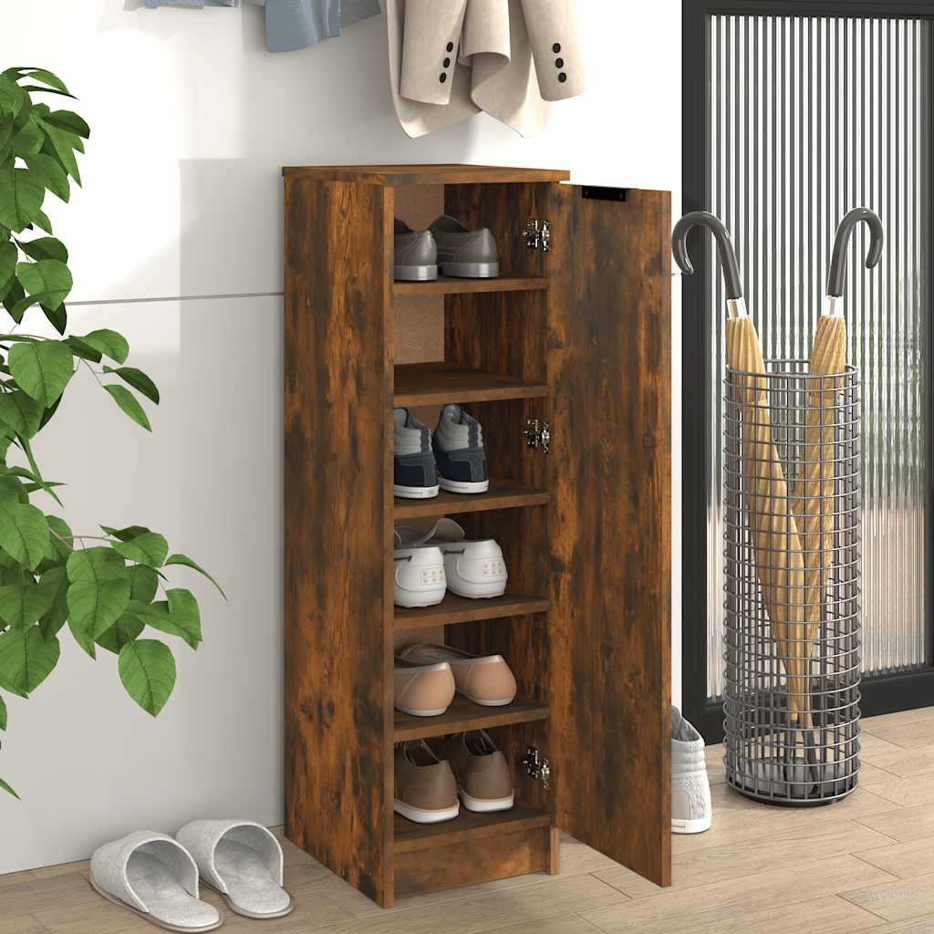 Shoe Cabinet 30X35X100 Cm Engineered Wood